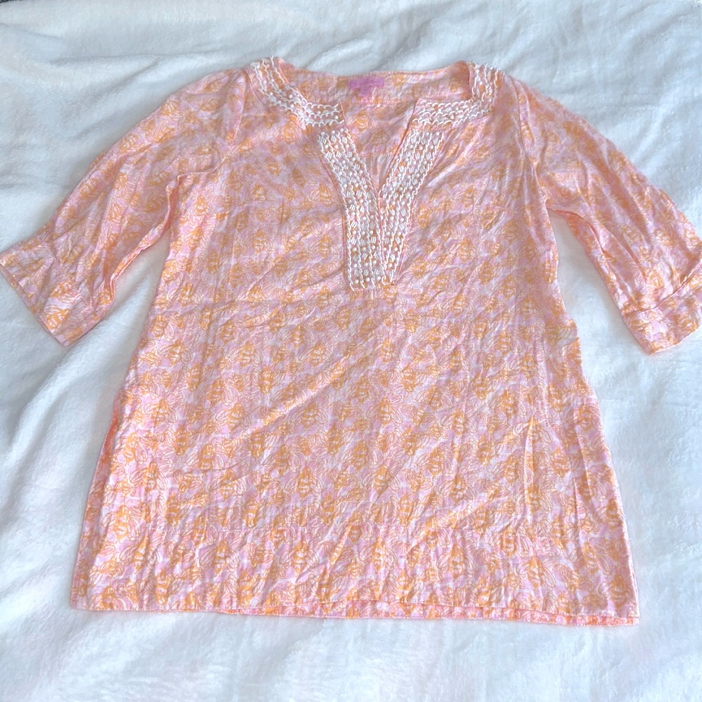 Lilly Pulitzer Sarasota Beaded Shirt